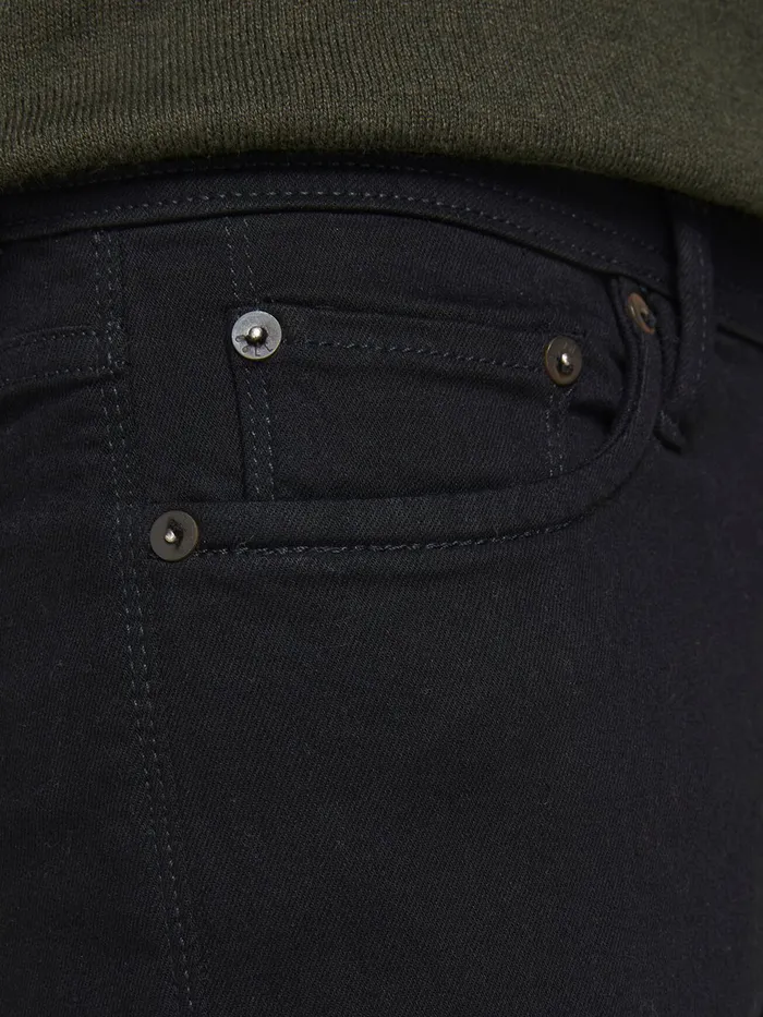 Slim Jeans JACK and JONES Mens GLENN FELIX AM 046 SLIM FIT JEANS Black Black Denim