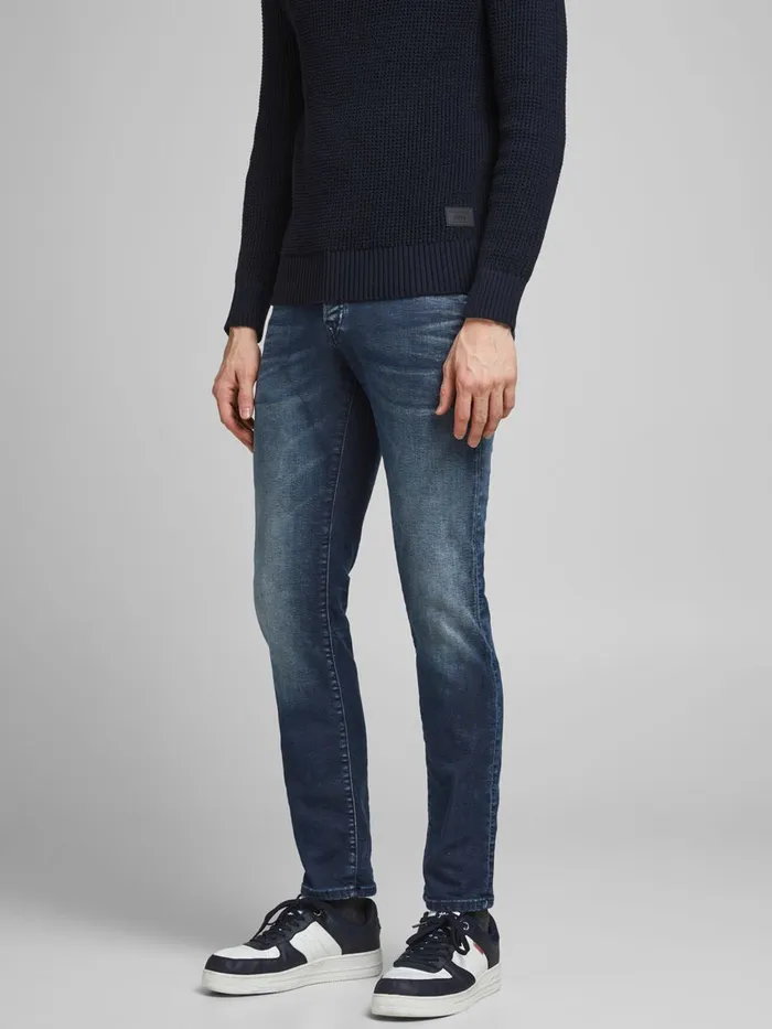 Slim Jeans JACK and JONES Mens GLENN FOX BL 945 SLIM FIT JEANS Blue Blue Denim Slim Jeans JACK and JONES Mens GLENN FOX BL 945 SLIM FIT JEANS Blue Blue Denim