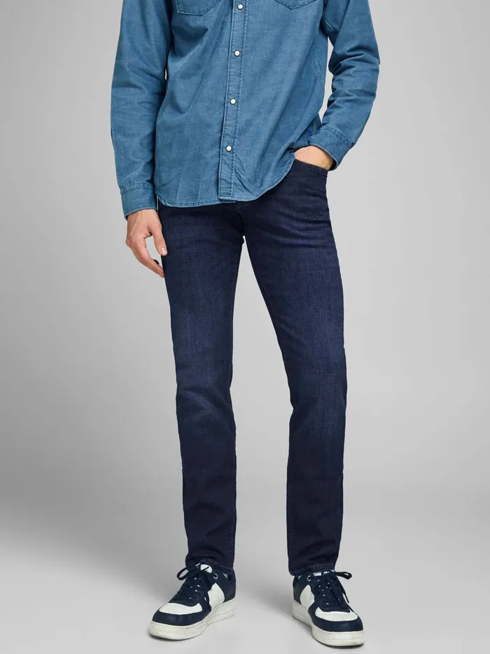 Slim Jeans JACK and JONES Mens GLENN ICON JJ 757 SLIM FIT JEANS Blue Blue Denim Slim Jeans JACK and JONES Mens GLENN ICON JJ 757 SLIM FIT JEANS Blue Blue Denim