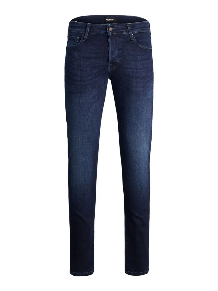 Slim Jeans JACK and JONES Mens GLENN ICON JJ 757 SLIM FIT JEANS Blue Blue Denim