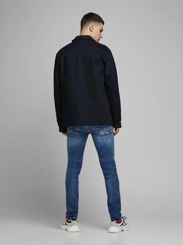 Slim Jeans JACK and JONES Mens GLENN ORG JOS 688 LID 50SPS SLIM FIT JEANS Blue Blue Denim