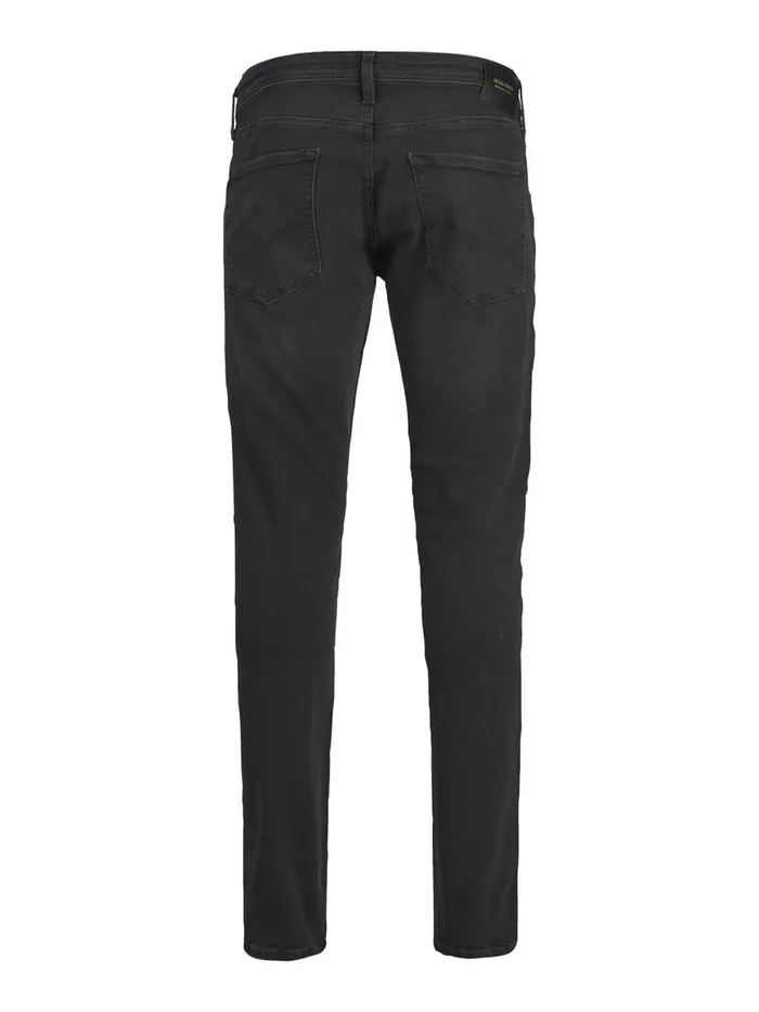 Slim Jeans JACK and JONES Mens GLENN ORIGINAL CJ 806 SLIM FIT JEANS Black Black Denim