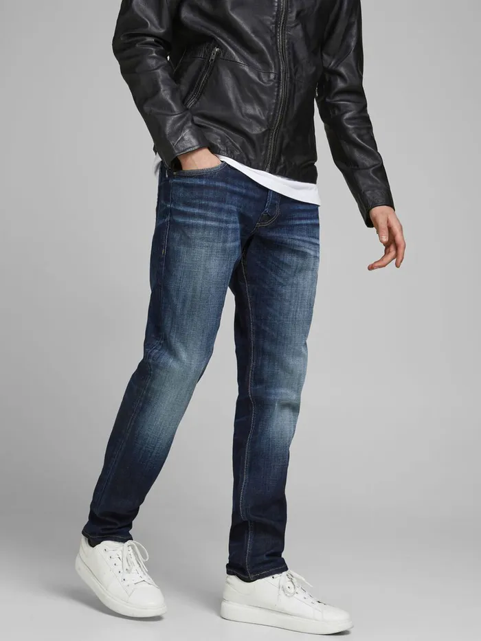 Slim Jeans JACK and JONES Mens GLENN ORIGINAL JJ 256 SLIM FIT JEANS Blue Blue Denim Slim Jeans JACK and JONES Mens GLENN ORIGINAL JJ 256 SLIM FIT JEANS Blue Blue Denim