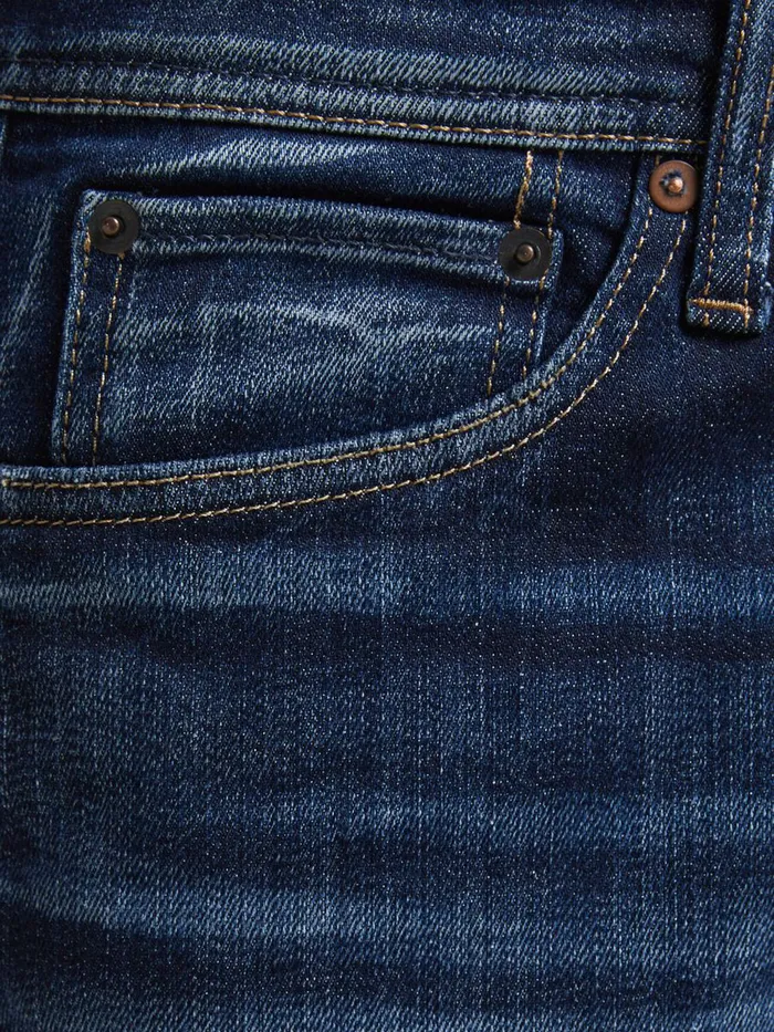 Slim Jeans JACK and JONES Mens GLENN ORIGINAL JJ 256 SLIM FIT JEANS Blue Blue Denim