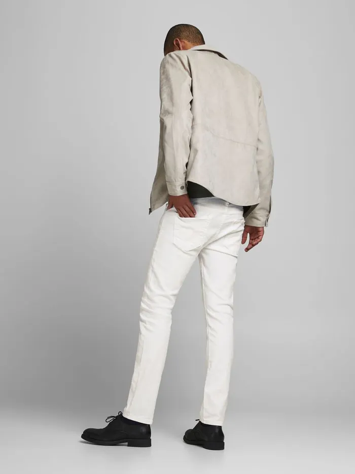 Slim Jeans JACK and JONES Mens GLENN ORIGINAL NA 400 SLIM FIT JEANS White White