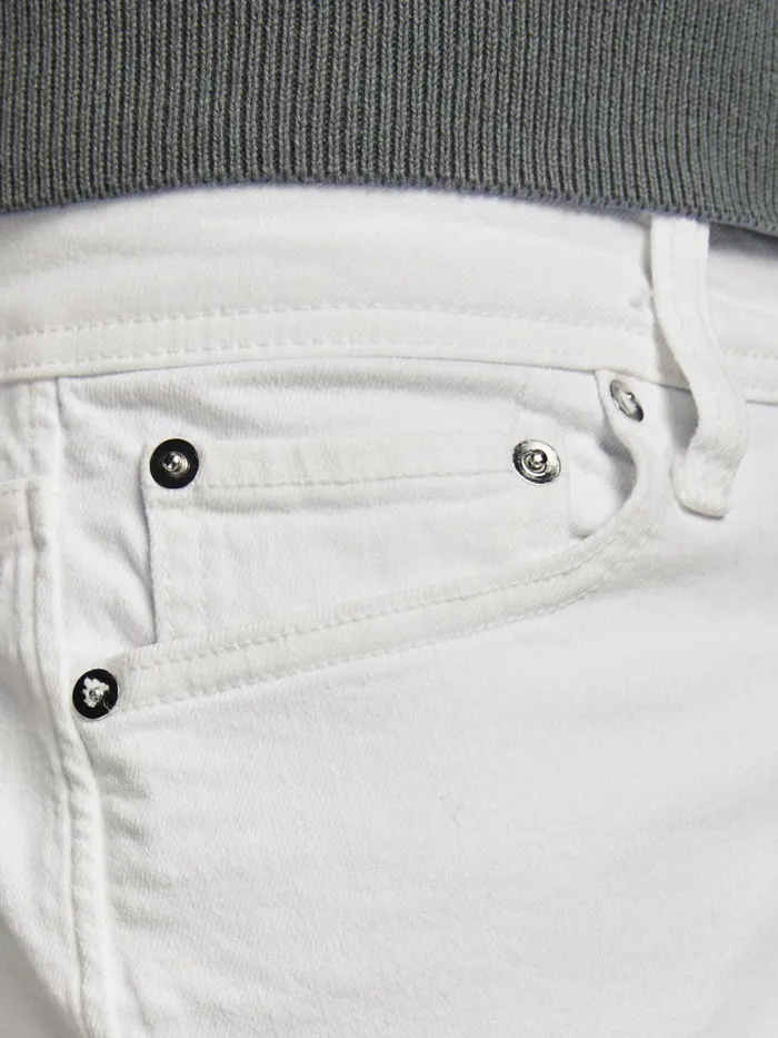 Slim Jeans JACK and JONES Mens GLENN ORIGINAL NA 400 SLIM FIT JEANS White White
