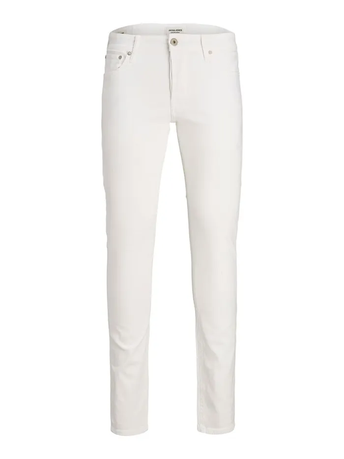 Slim Jeans JACK and JONES Mens GLENN ORIGINAL NA 400 SLIM FIT JEANS White White