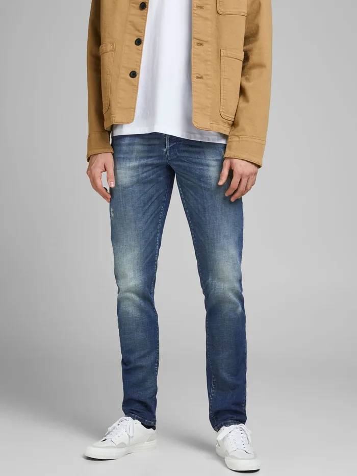 Slim Jeans JACK and JONES Mens GLENN ROCK JJ 358 SPS SLIM FIT JEANS Blue Blue Denim Slim Jeans JACK and JONES Mens GLENN ROCK JJ 358 SPS SLIM FIT JEANS Blue Blue Denim