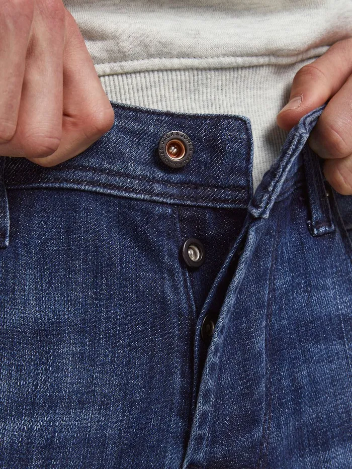 Slim Jeans JACK and JONES Mens GLENN SCALE GE 837 SLIM FIT JEANS Blue Blue Denim