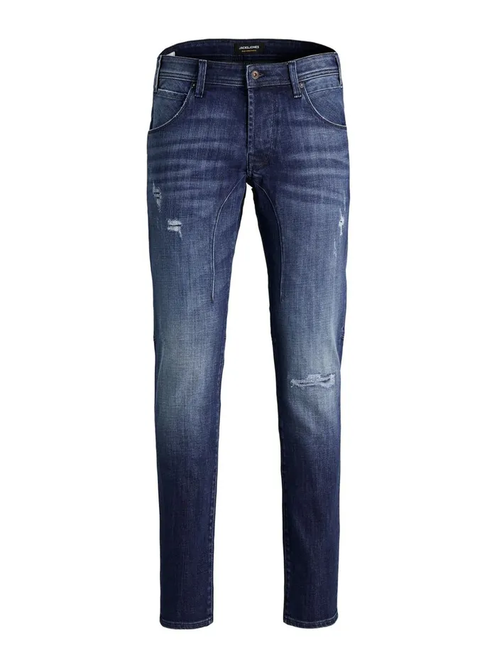 Slim Jeans JACK and JONES Mens GLENN SCALE GE 837 SLIM FIT JEANS Blue Blue Denim