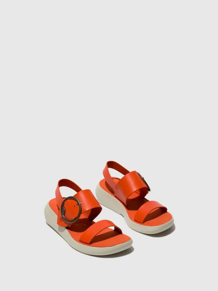 SlingBack Sandals BANI739FLY CORAL Women Fly London Sandals