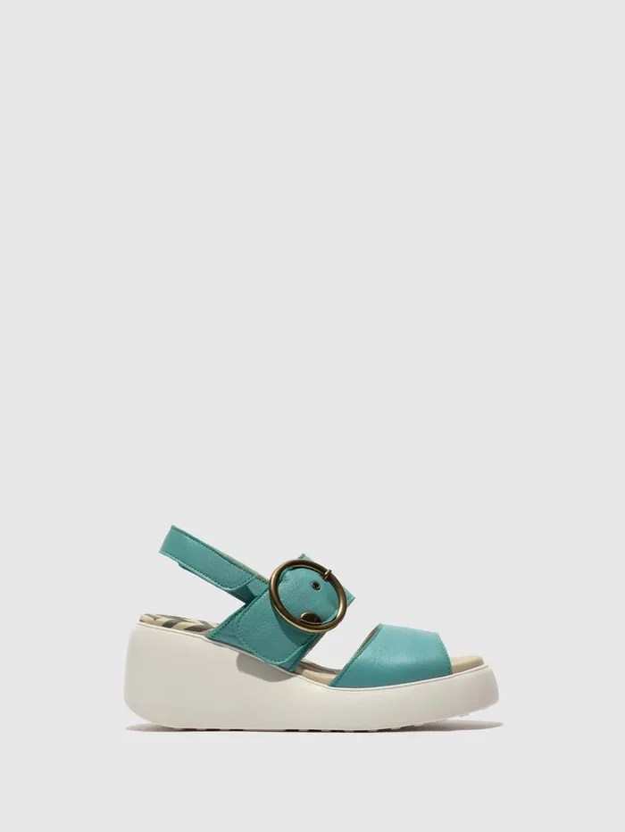 SlingBack Sandals DIGO939FLY TURQUOISE Women Fly London Sandals
