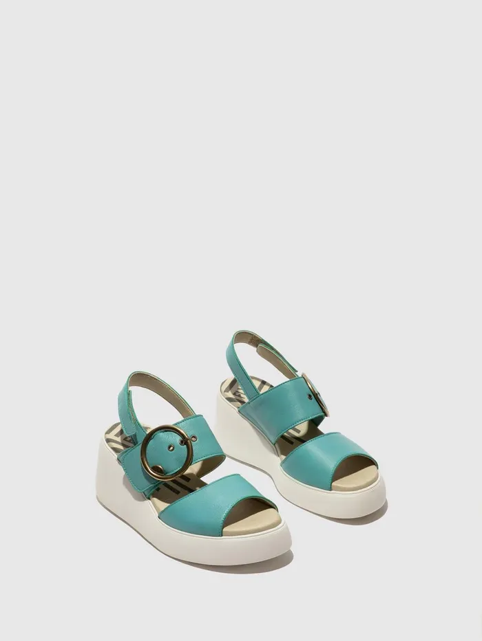 SlingBack Sandals DIGO939FLY TURQUOISE Women Fly London Sandals