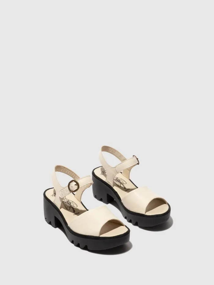 SlingBack Sandals TULL503FLY OFF WHITE OFF WHITE Women Fly London Sandals