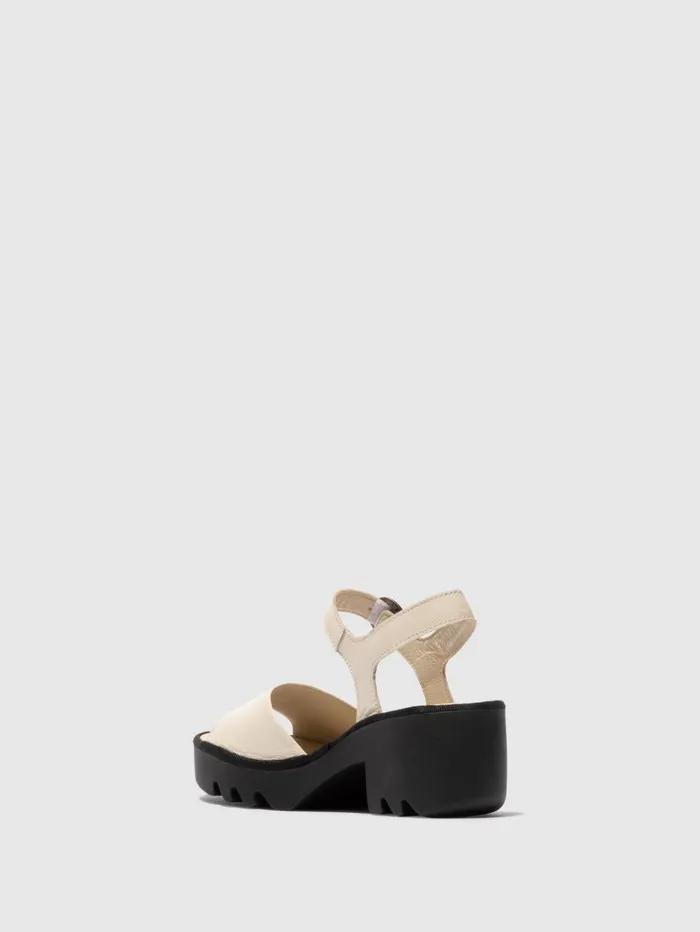 SlingBack Sandals TULL503FLY OFF WHITE OFF WHITE Women Fly London Sandals