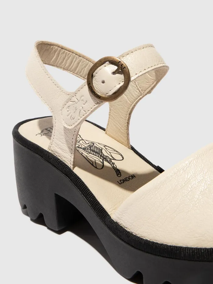 SlingBack Sandals TULL503FLY OFF WHITE OFF WHITE Women Fly London Sandals