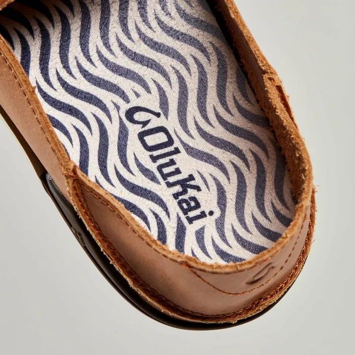 SlipOn Men Olukai Kkaha Leather SlipOn Shoes 8211 Fox