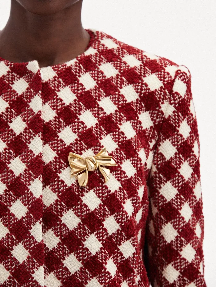 Small Bow Brooch Gold Women Oscar De La Renta Brooches and Hair Accessories Small Bow Brooch Gold Women Oscar De La Renta Brooches and Hair Accessories
