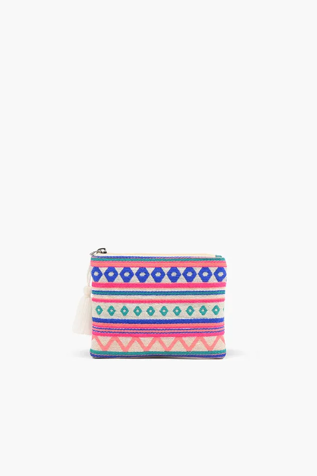 Small Pouches America and Beyond Women Multi Handwoven Jacquard Coin Bag