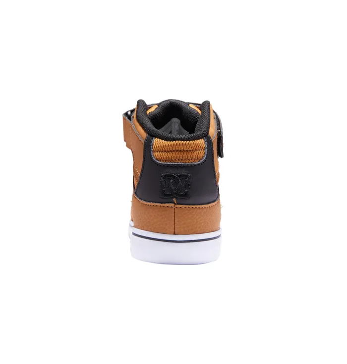 Sneakers DC Shoes Kids Pure High Elastic Waist Lace HighTop Shoes wheatblack