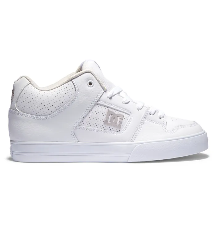 Sneakers DC Shoes Men Pure MID MidTop Shoes whitegrey