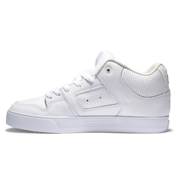 Sneakers DC Shoes Men Pure MID MidTop Shoes whitegrey