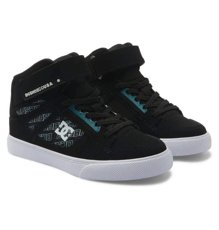 Sneakers Kids Pure High Elastic Waist Lace HighTop Shoes pixel DC Shoes
