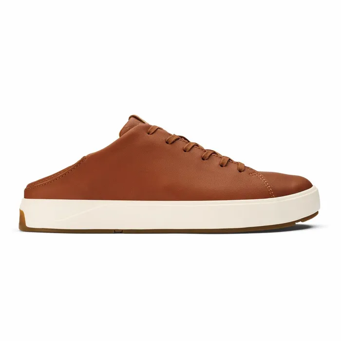 Sneakers Men Olukai Laeahi L Ili Leather Sneakers 8211 Kukui Brown