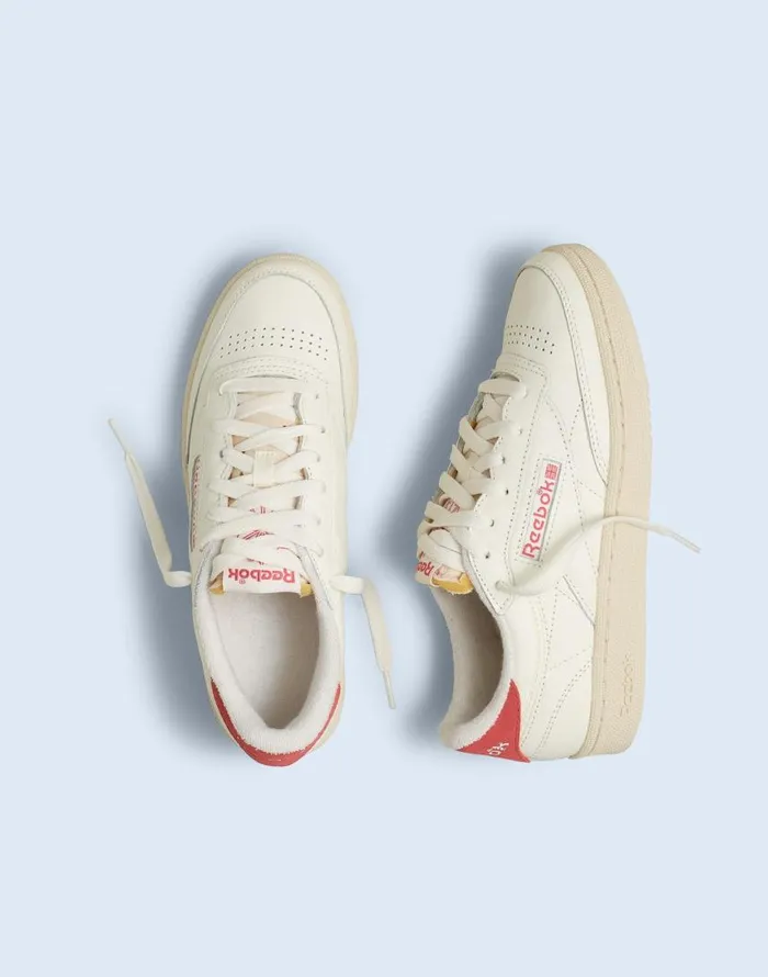 Sneakers Women Madewell Reebok Club C 85 Vintage Sneakers Chalk Paper White Astro Dust Sneakers Women Madewell Reebok Club C 85 Vintage Sneakers Chalk Paper White Astro Dust