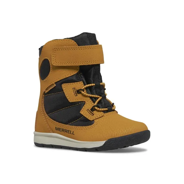 Snow Bank Jr Waterproof Boot Wheatblack Kids Merrell Boots Snow Bank Jr Waterproof Boot Wheatblack Kids Merrell Boots