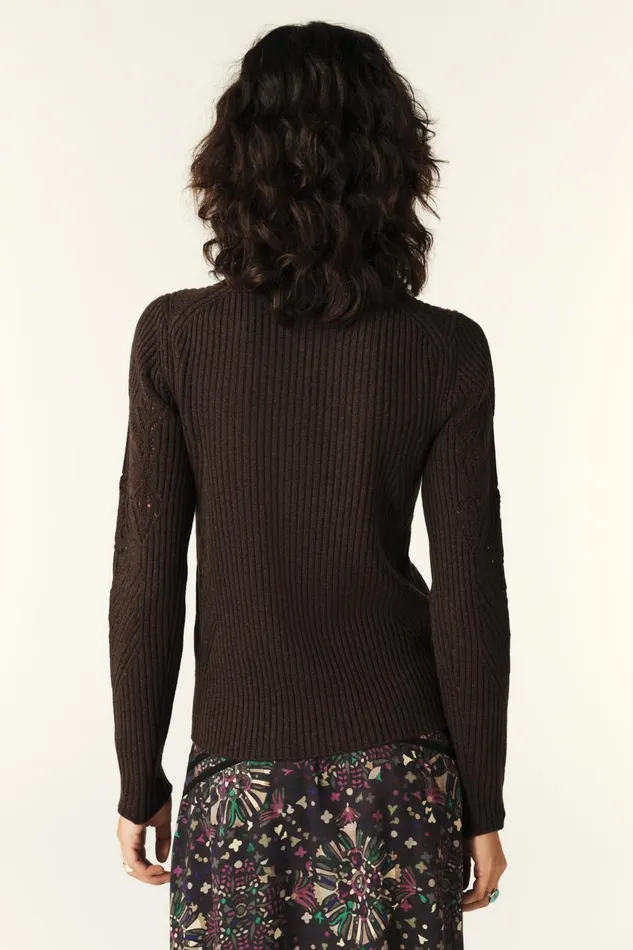 Sock Sweater Aron Brown Women Baandsh Sweaters and Cardigans