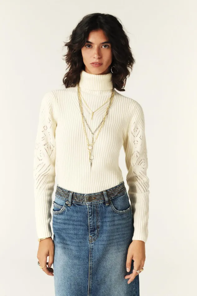 Sock Sweater Aron Brown Women Baandsh Sweaters and Cardigans