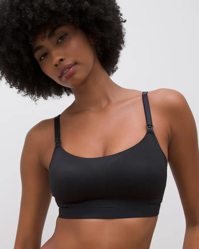 Soma Enbliss Luxe Nursing Adjustable Bralette Hush Women Bras