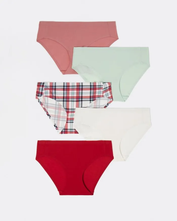 Soma Enbliss Soft Stretch Hipster 5 Pack Pink Botanica Multipack Women Panties Soma Enbliss Soft Stretch Hipster 5 Pack Pink Botanica Multipack Women Panties