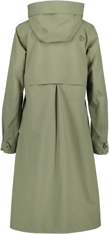 Sonja Parka Long Dusty Olive Women Didriksons Spring Jackets