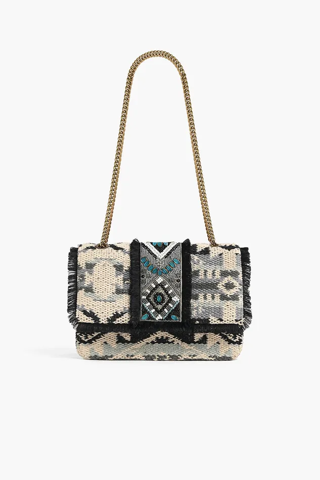 Southwest Stone Beaded Shoulder Bag Women Shoulder Bags America and Beyond