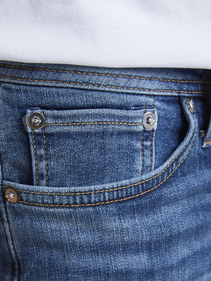 Spray On Jeans JACK and JONES Mens TOM ORIGINAL CJ 930 SKINNY FIT JEANS Blue Blue Denim