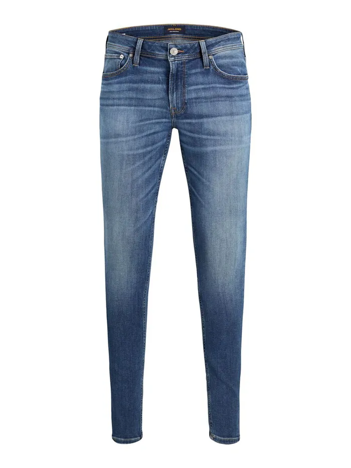 Spray On Jeans JACK and JONES Mens TOM ORIGINAL CJ 930 SKINNY FIT JEANS Blue Blue Denim