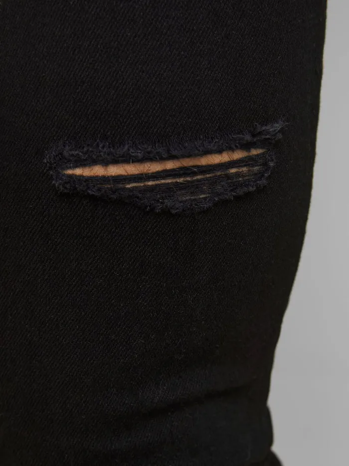 Spray On Jeans JACK and JONES Mens TOM ORIGINAL NA 042 SKINNY FIT JEANS Black Black Denim