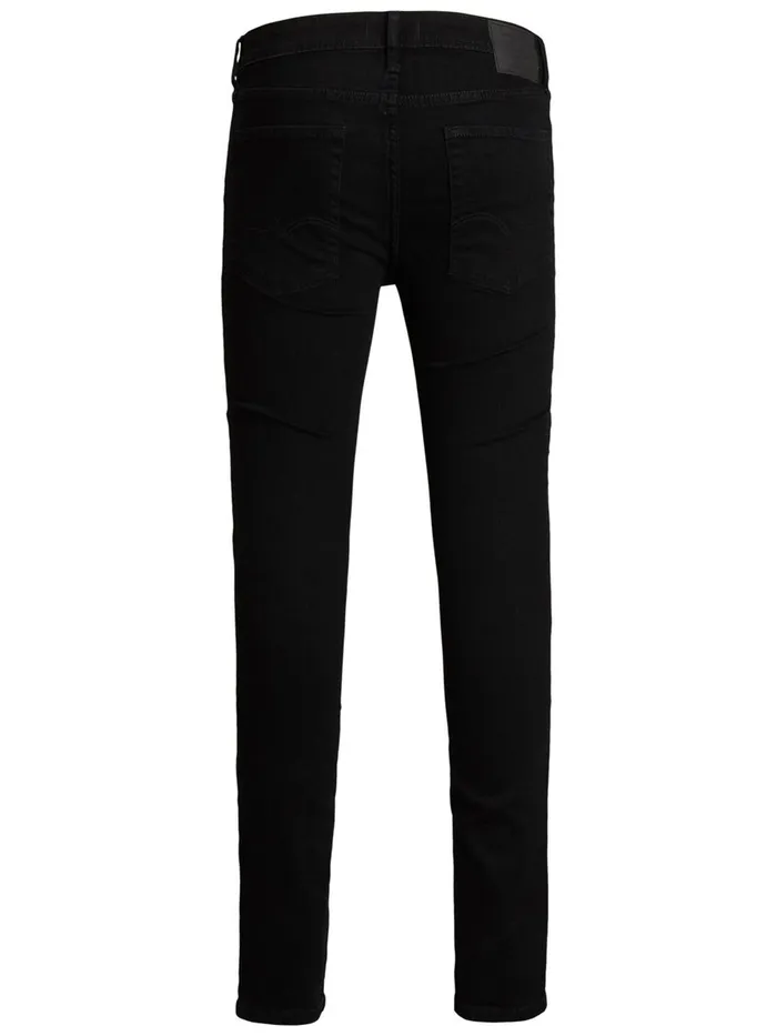 Spray On Jeans JACK and JONES Mens TOM ORIGINAL NA 042 SKINNY FIT JEANS Black Black Denim