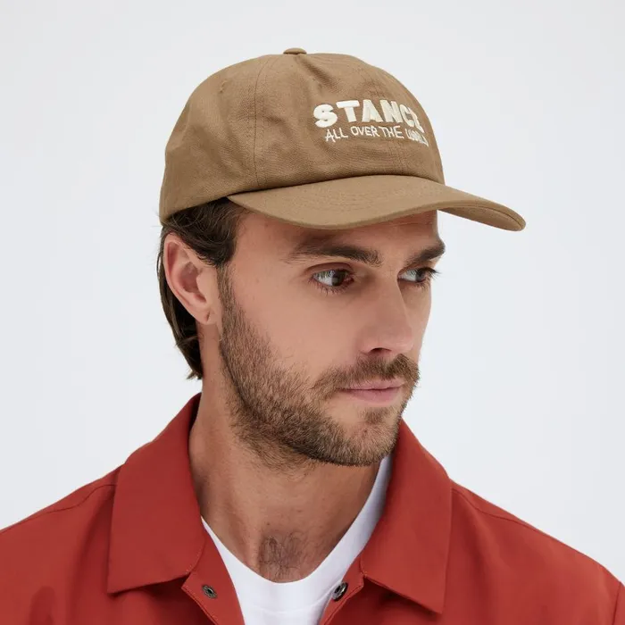Standard Adjustable Canvas Cap With Butter Blend Darkkhaki MenWomenKids Stance Hats and Beanies