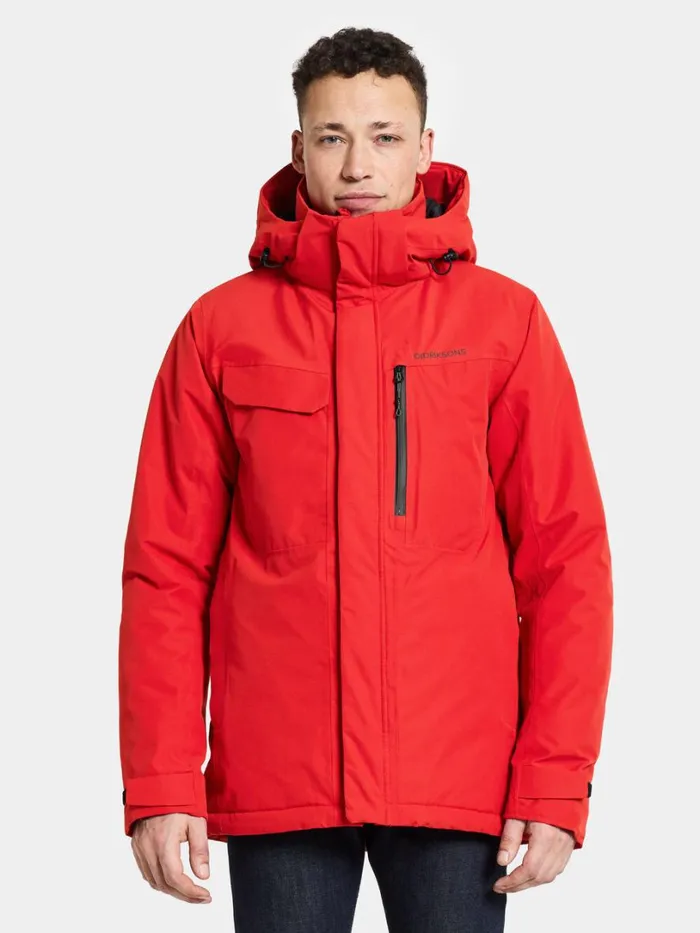 Stefan Jacket Pomme Red Men Didriksons Insulated Jackets
