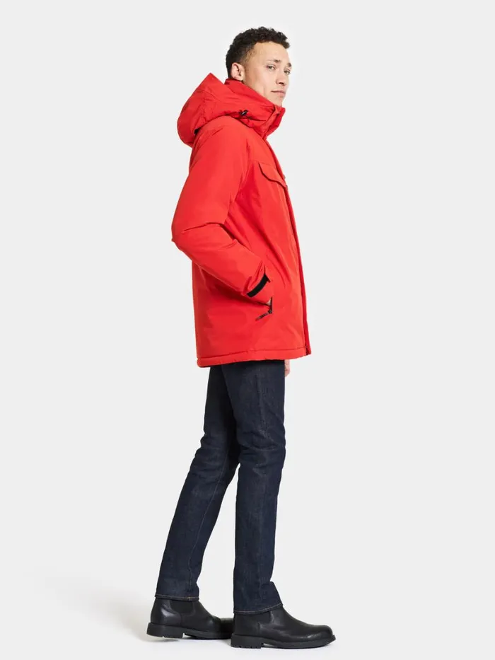 Stefan Jacket Pomme Red Men Didriksons Insulated Jackets