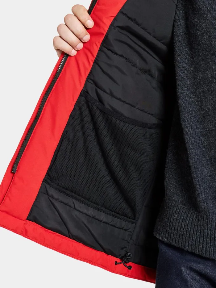 Stefan Jacket Pomme Red Men Didriksons Insulated Jackets