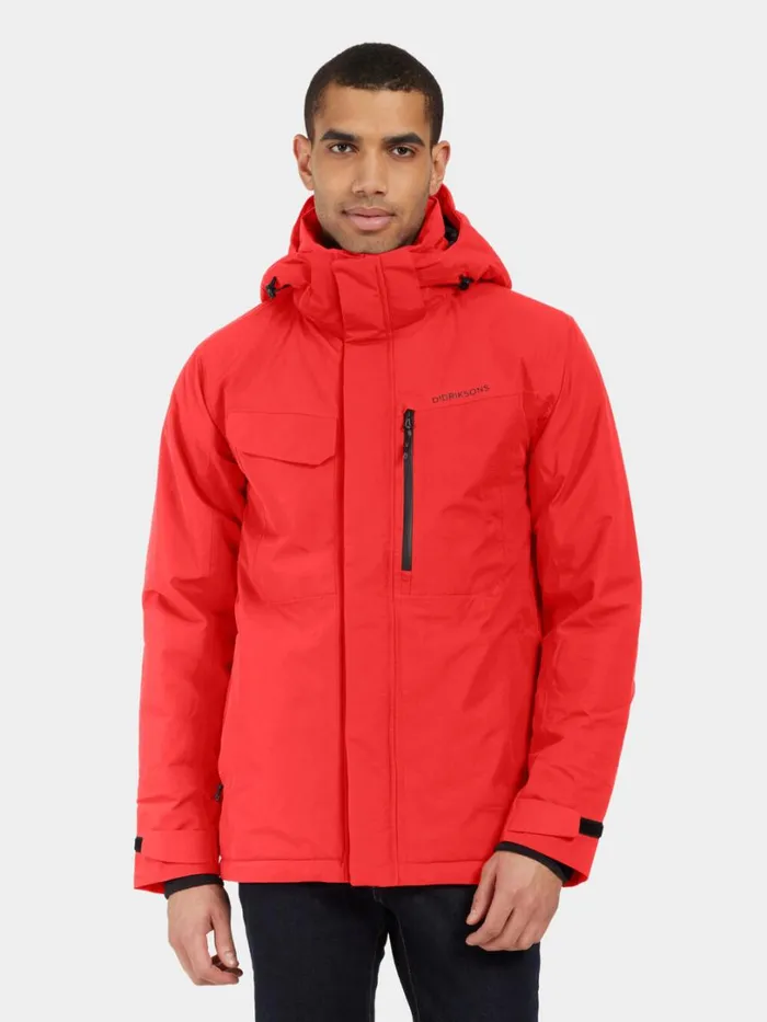 Stefan Jacket Pomme Red Men Didriksons Insulated Jackets