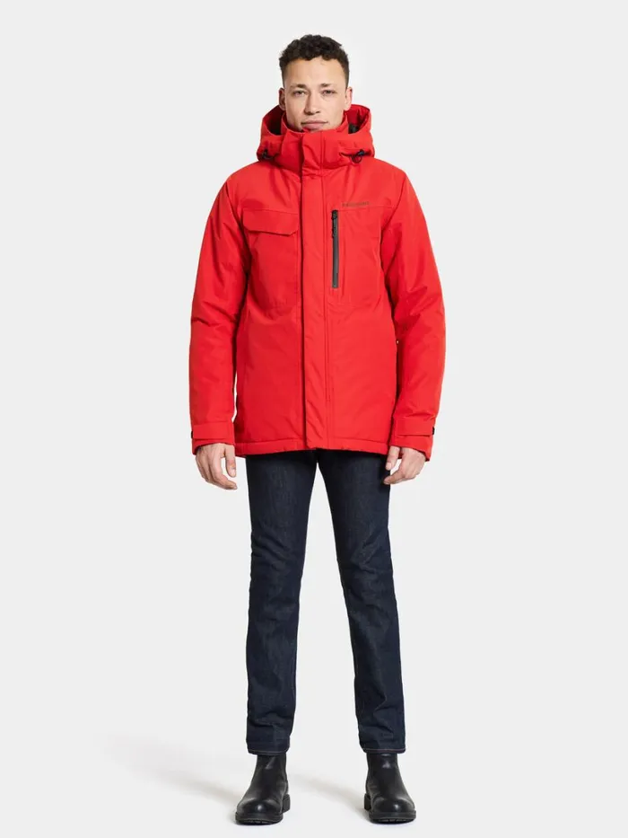 Stefan Jacket Pomme Red Men Didriksons Insulated Jackets