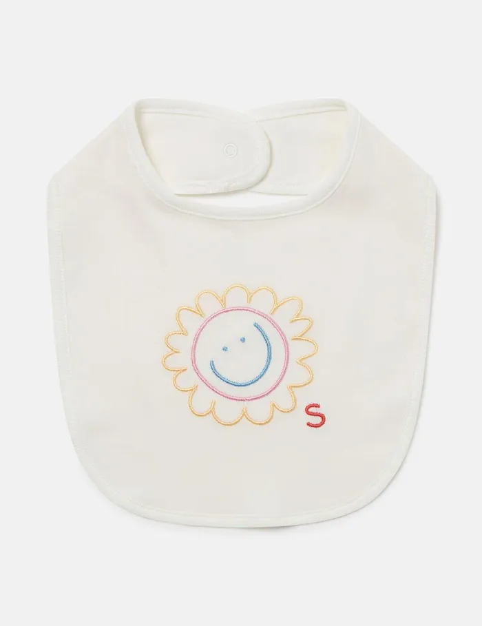 Stella McCartney Baby Boys Kids 7 Pack Of Farmyard Printed Bibs White Stella McCartney Baby Boys Kids 7 Pack Of Farmyard Printed Bibs White