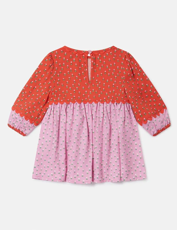 Stella McCartney Baby Girls Kids Farmyard Appliqu Dress And Bloomers Set Multicolour Stella McCartney Baby Girls Kids Farmyard Appliqu Dress And Bloomers Set Multicolour