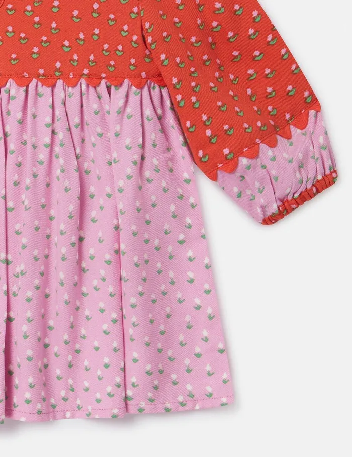 Stella McCartney Baby Girls Kids Farmyard Appliqu Dress And Bloomers Set Multicolour Stella McCartney Baby Girls Kids Farmyard Appliqu Dress And Bloomers Set Multicolour
