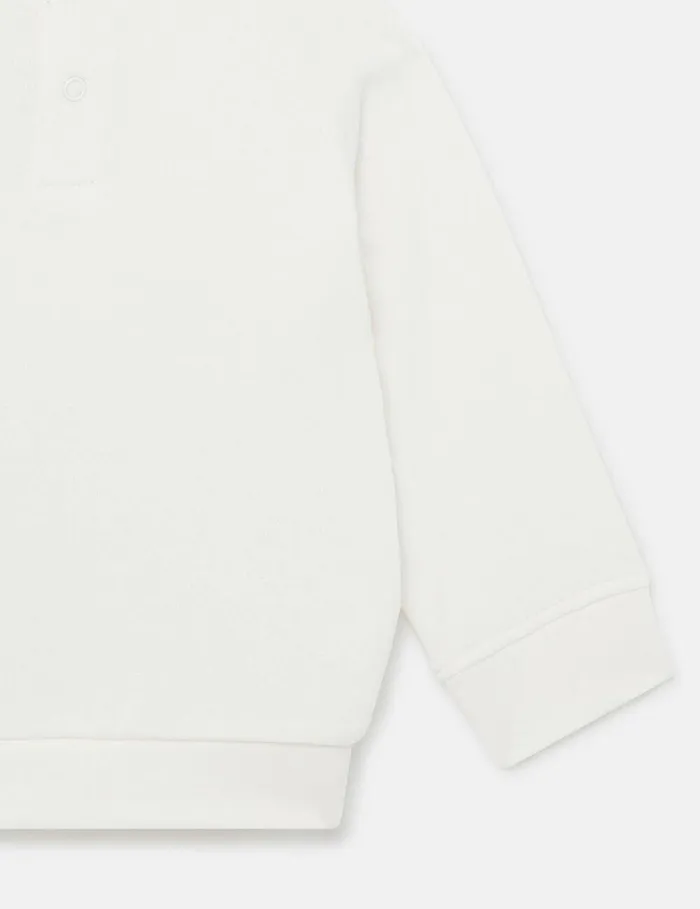 Stella McCartney Baby Girls Kids Sheep Appliqu Roundneck Sweatshirt White Stella McCartney Baby Girls Kids Sheep Appliqu Roundneck Sweatshirt White